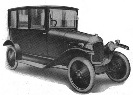 10 HP Type A conduite Intérieure 1919