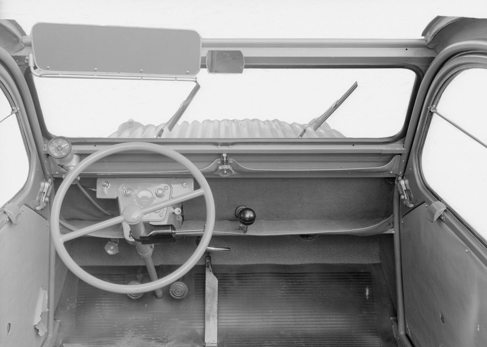 2CV 1955 planche de bord