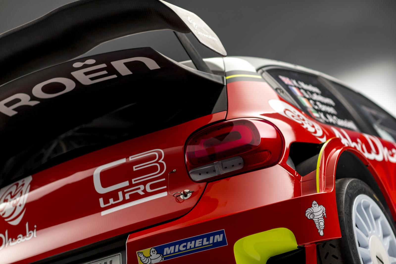 C3 WRC - aileron arrière