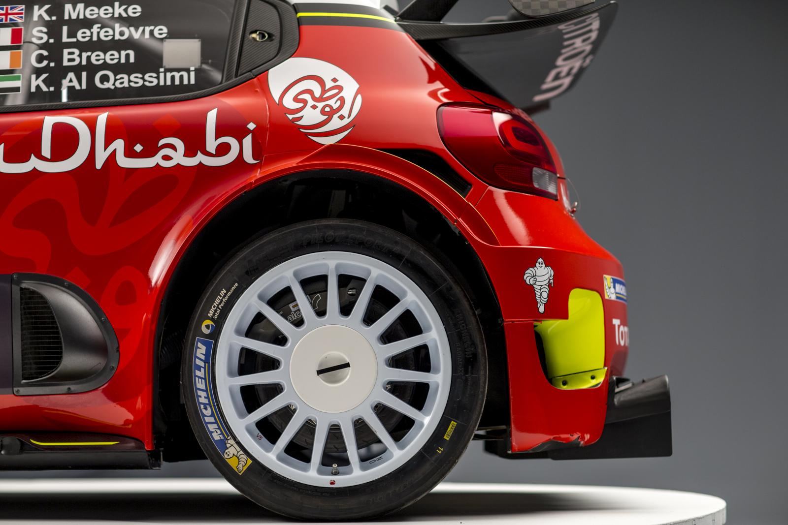 C3 WRC - profil arrière
