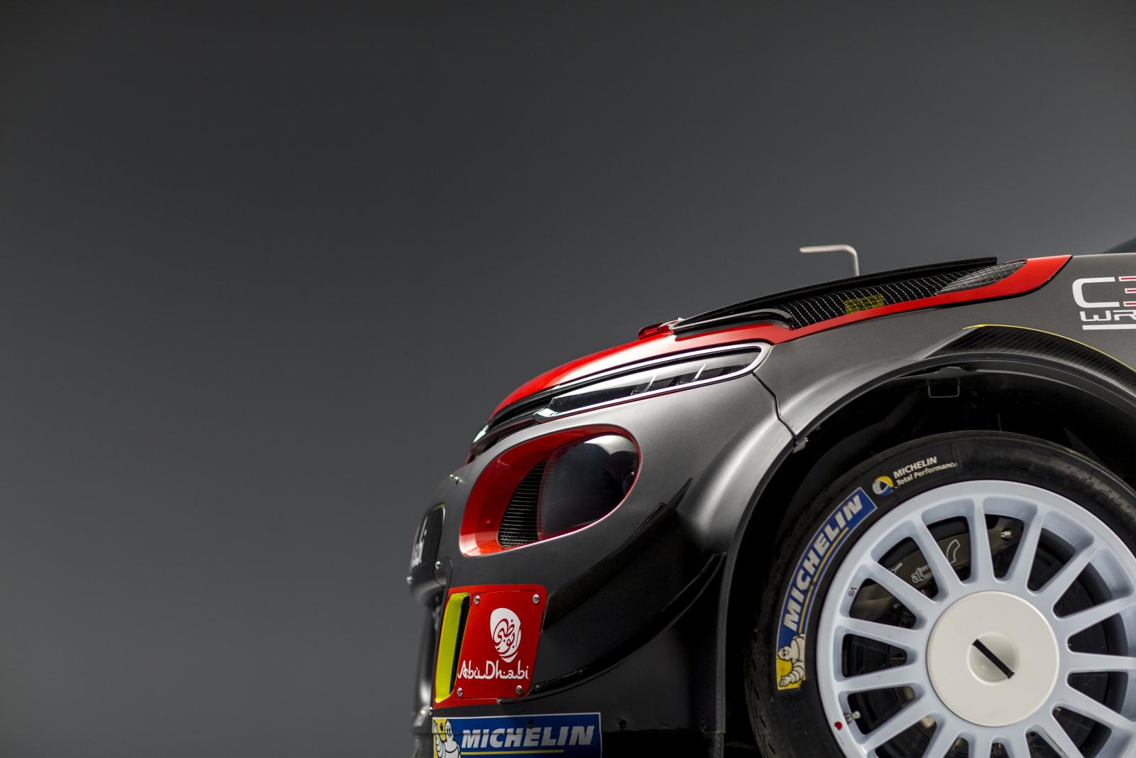 C3 WRC - profil avant