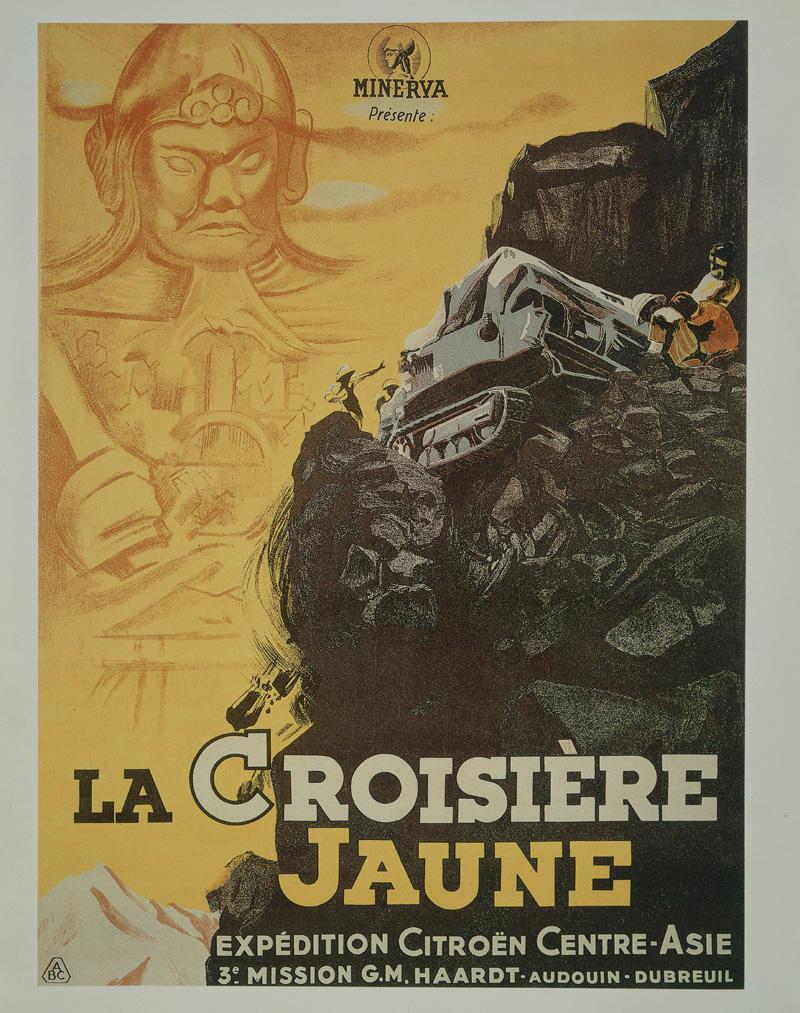 Affiche film La Croisière Jaune 1932 - copyright GUYOT