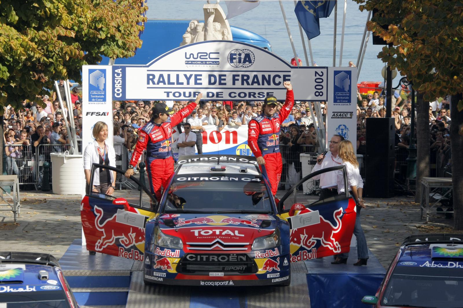 C4 WRC 2008 en Corse 