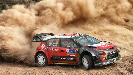 C3 WRC au rallye de Mexico 2017