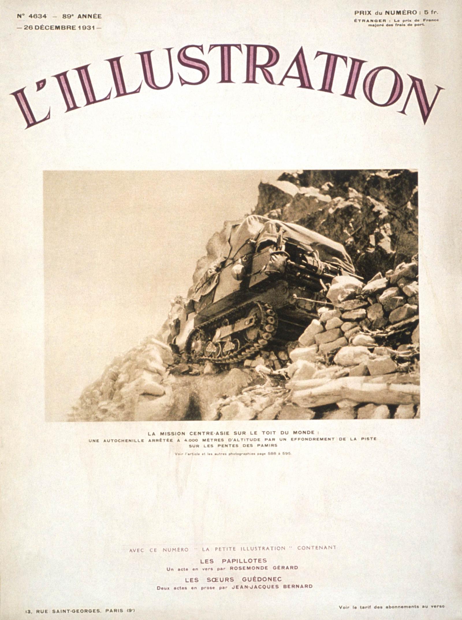 Illustration Croisière Jaune - 1931