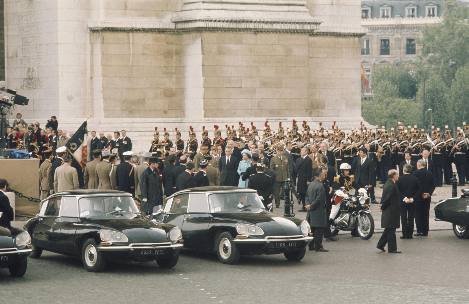 Visite de la reine d'Angleterre en France - DS Présidentielle - 1972